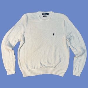 90s Vintage Polo Ralph Lauren Heavy Knit Sweater Mens Size XL 100 % Pima Cotton